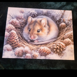 Field Mouse Greetings Card