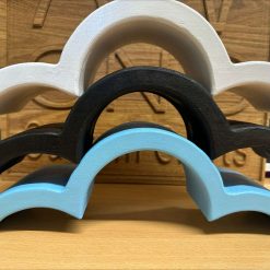 Cloud shaped toilet roll holder