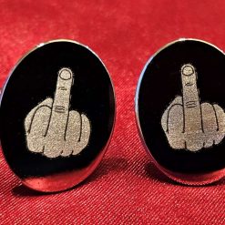 Middle Finger Cufflinks