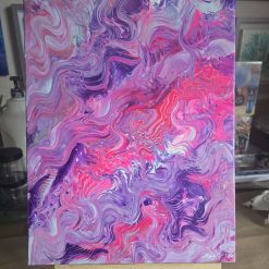 Abstract purples and pinks 6
