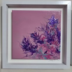 Pink purple lilac abstract flower