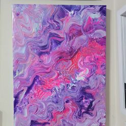 Abstract purples and pinks
