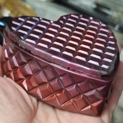 Heart lidded box (Pink)