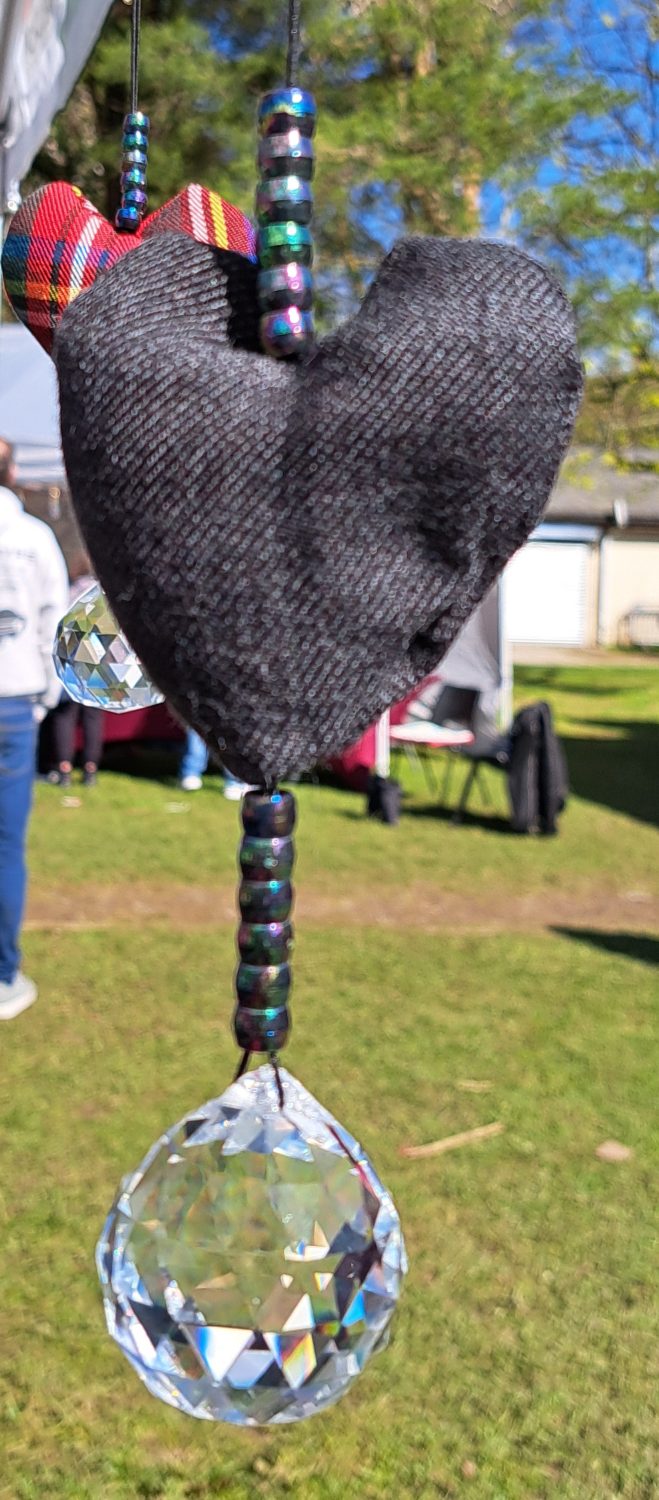 Tartan Heart Sun Catchers Tartan Heart Sun Catchers