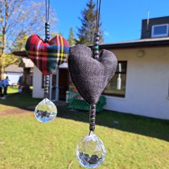 Tartan Heart Sun Catchers