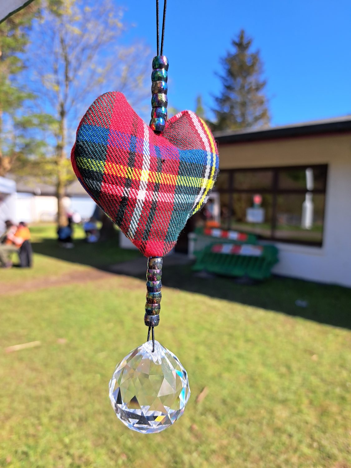 Tartan Heart Sun Catchers Tartan Heart Sun Catchers