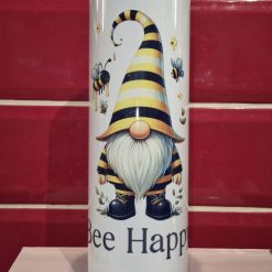 Cute Tumbler - Gnome - Bee Happy