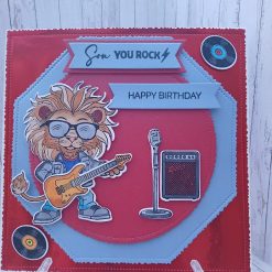 Luxury Handmade - Son - You Rock - Happy Birthday - Red & Blue