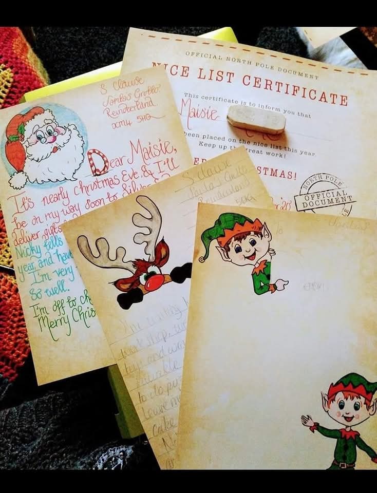 Letters from Santa personalised **ORDER BOOK OPEN** Letters from Santa personalised **ORDER BOOK OPEN**