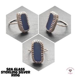 Sea Glass Sterling Silver Ring