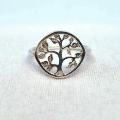 Tree Of Life Sterling Silver Ring