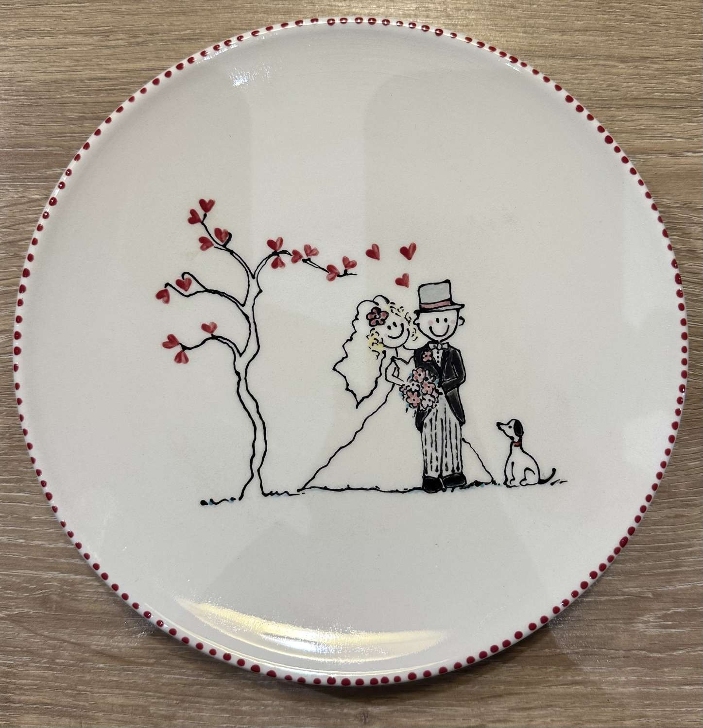Personalised Wedding/Anniversary Plate Personalised Wedding/Anniversary Plate