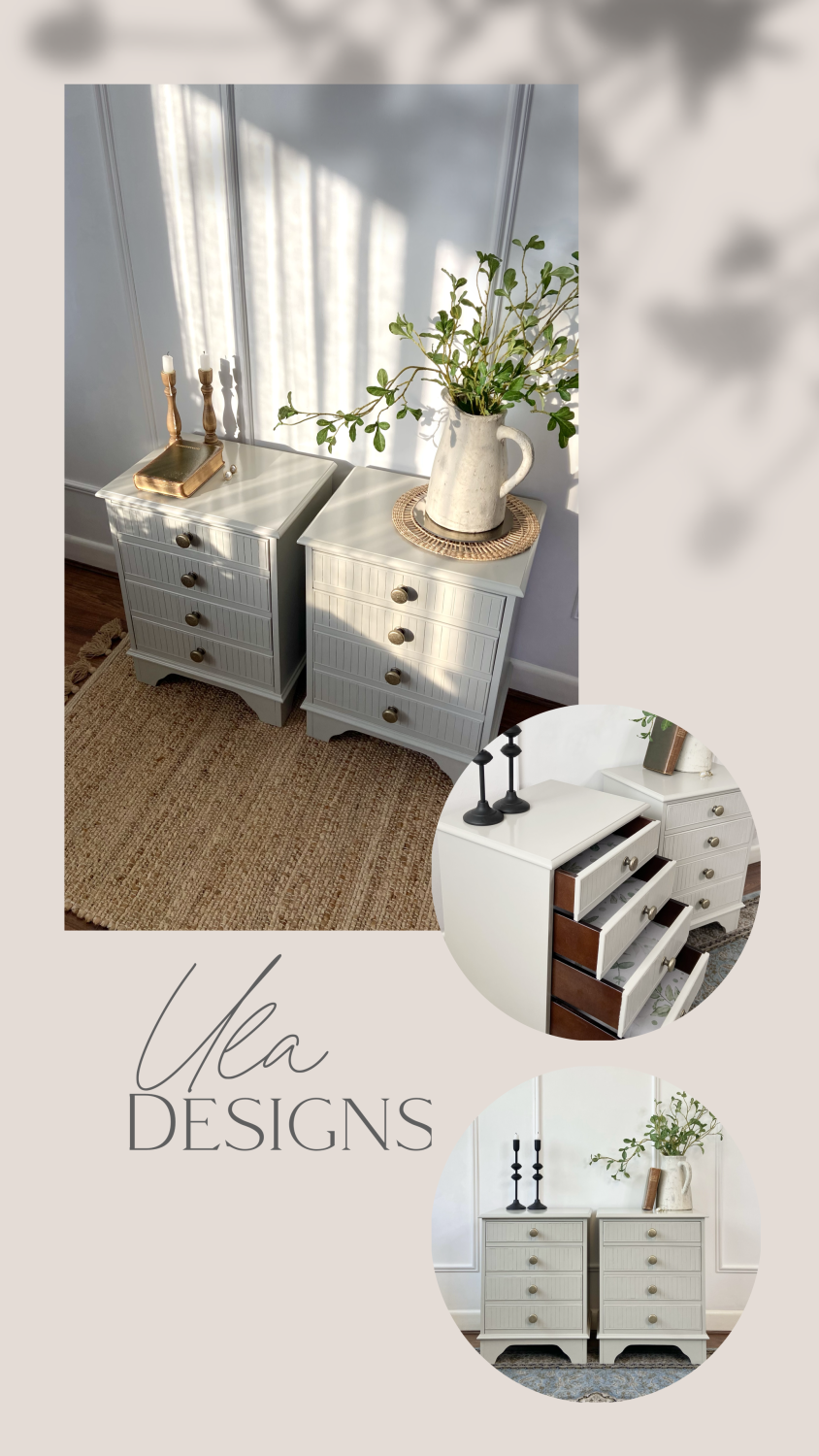 SOLD - 2 Unique Bedside Drawers SOLD - 2 Unique Bedside Drawers