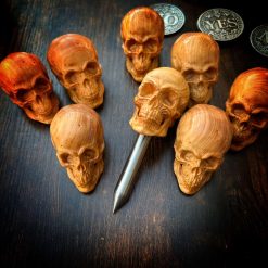 Wood Skull Awl
