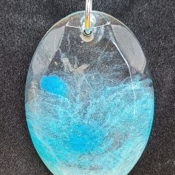 Ocean Spray oval pendant