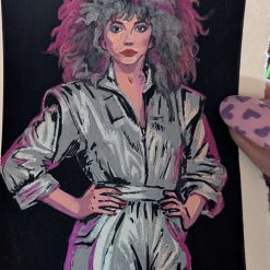 Kate Bush miniature original paintings 3 Kate Bush miniature original paintings 3