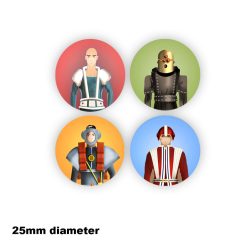 GUARDS! - Badges x 4