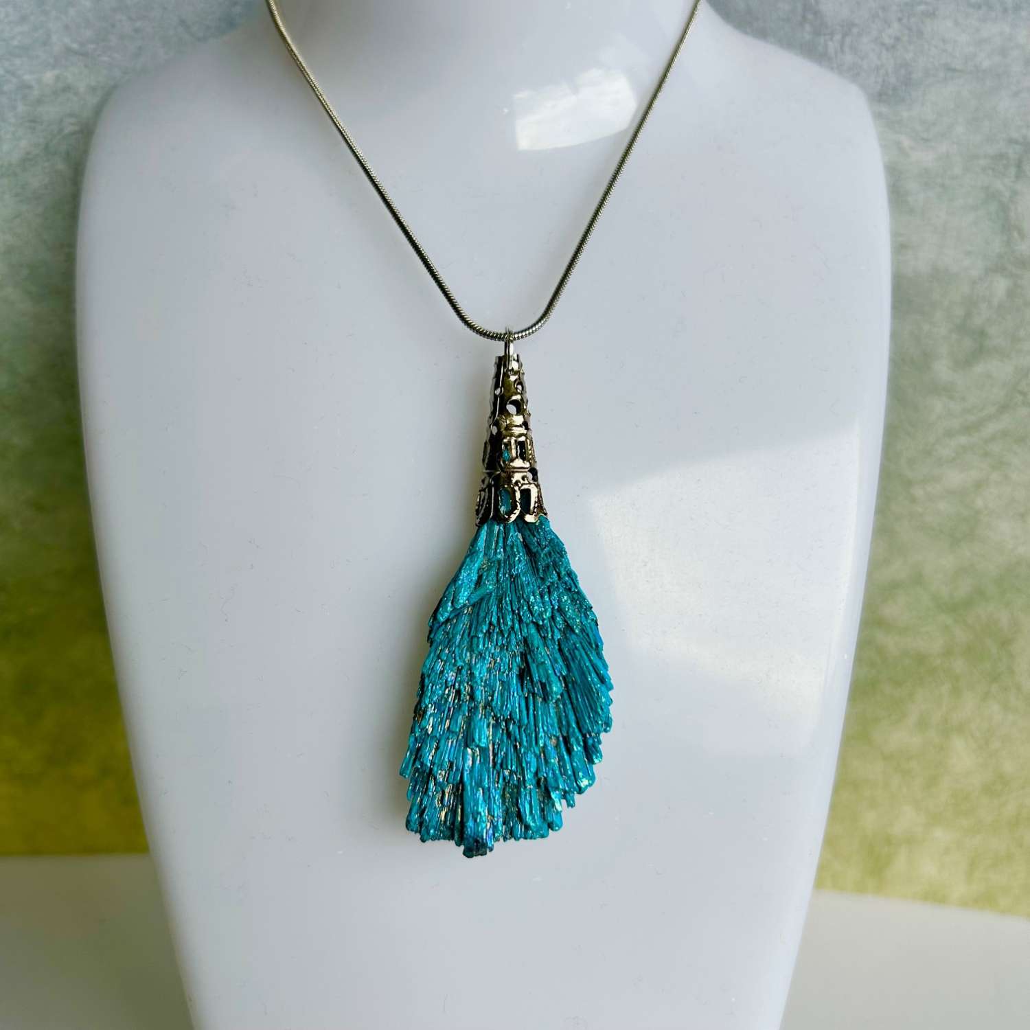 Pendant Tourmaline - Blue/Turquoise Pendant Tourmaline - Blue/Turquoise