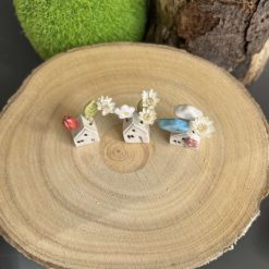 Spring mini house flower holder 4