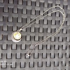 Handmade Tibetan Silver To the Moon and Back Necklace on stainless steel chain 2 Handmade Tibetan Silver To the Moon and Back Necklace on stainless steel chain 2