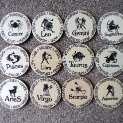 Zodiac Signs Wooden Coasters