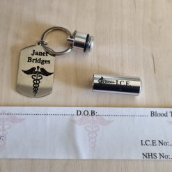 Medical Alert Keyring 4