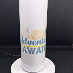 Personalised printed Mason Jar with straw and cleaning brush