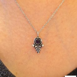 PENDANT ONLY - Amethyst Sterling Silver Pendant 1 PENDANT ONLY - Amethyst Sterling Silver Pendant 1