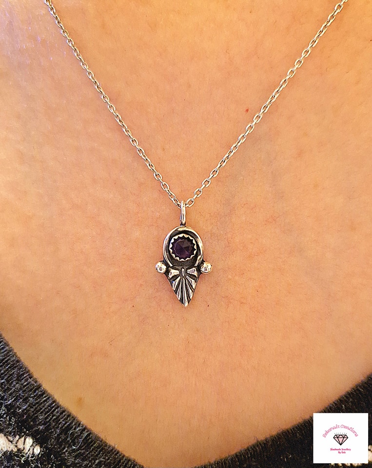 PENDANT ONLY - Amethyst Sterling Silver Pendant PENDANT ONLY - Amethyst Sterling Silver Pendant