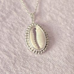 PENDANT ONLY - Cowrie Shell Sterling Silver Pendant 1 PENDANT ONLY - Cowrie Shell Sterling Silver Pendant 1