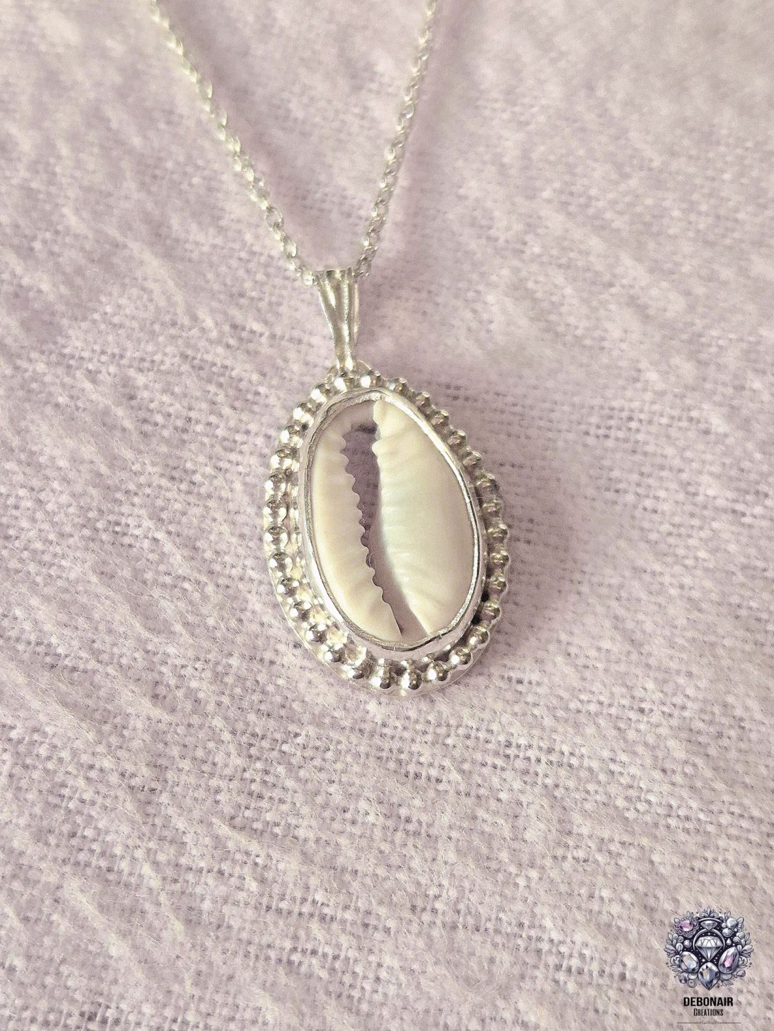 PENDANT ONLY - Cowrie Shell Sterling Silver Pendant PENDANT ONLY - Cowrie Shell Sterling Silver Pendant