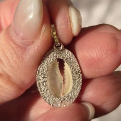 PENDANT ONLY - Cowrie Shell Sterling Silver Pendant 4 PENDANT ONLY - Cowrie Shell Sterling Silver Pendant 4