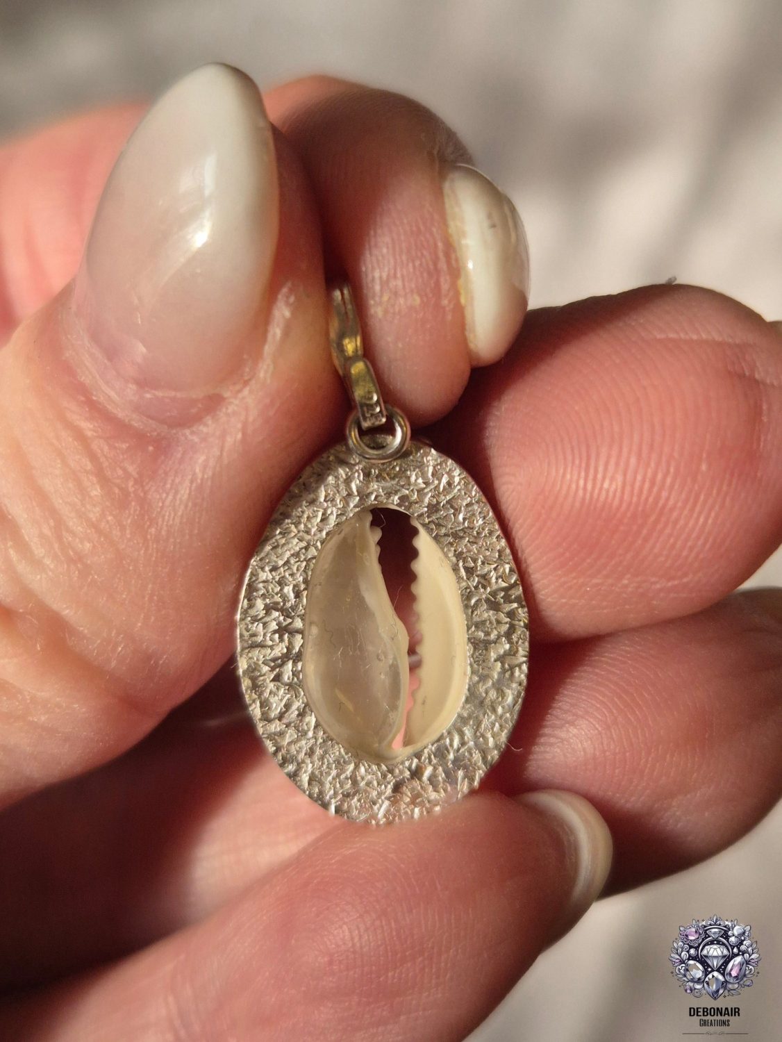 PENDANT ONLY - Cowrie Shell Sterling Silver Pendant PENDANT ONLY - Cowrie Shell Sterling Silver Pendant