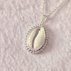 PENDANT ONLY - Cowrie Shell Sterling Silver Pendant