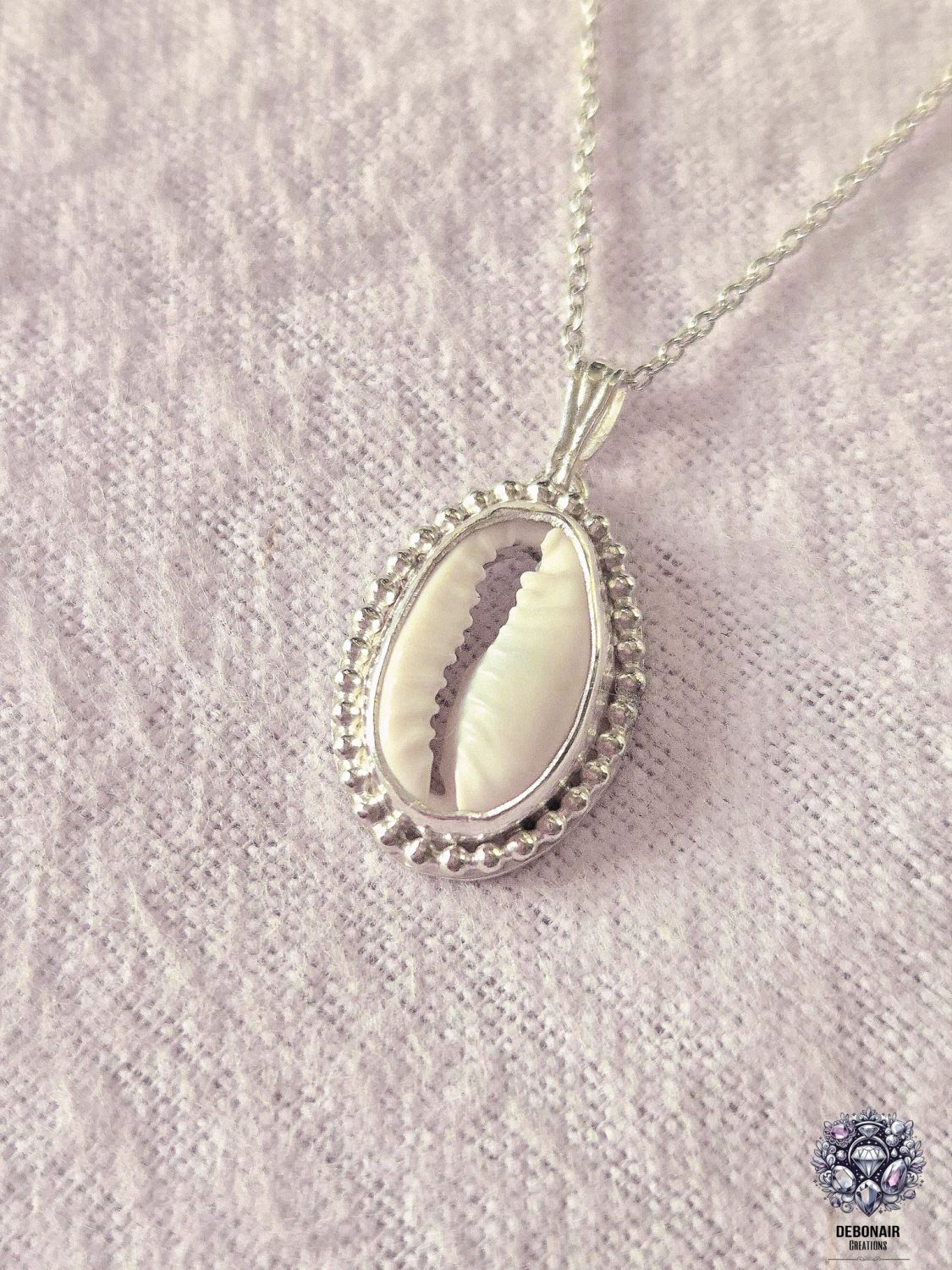 PENDANT ONLY - Cowrie Shell Sterling Silver Pendant PENDANT ONLY - Cowrie Shell Sterling Silver Pendant