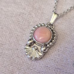 Rare - Queen Conch Sterling Silver Necklace