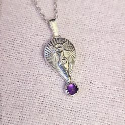 PENDANT ONLY - Amethyst Mother Goddess Sterling Silver Pendant 3 PENDANT ONLY - Amethyst Mother Goddess Sterling Silver Pendant 3