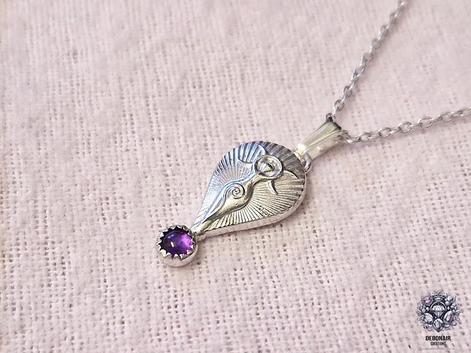 PENDANT ONLY - Amethyst Mother Goddess Sterling Silver Pendant PENDANT ONLY - Amethyst Mother Goddess Sterling Silver Pendant