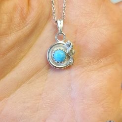 PENDANT ONLY - Larimar Sterling Silver Pendant