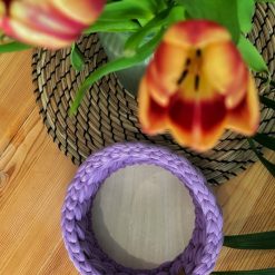 Handmade knit baskets-organizer 2