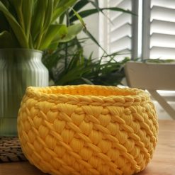 Handmade knit baskets-organizer 3