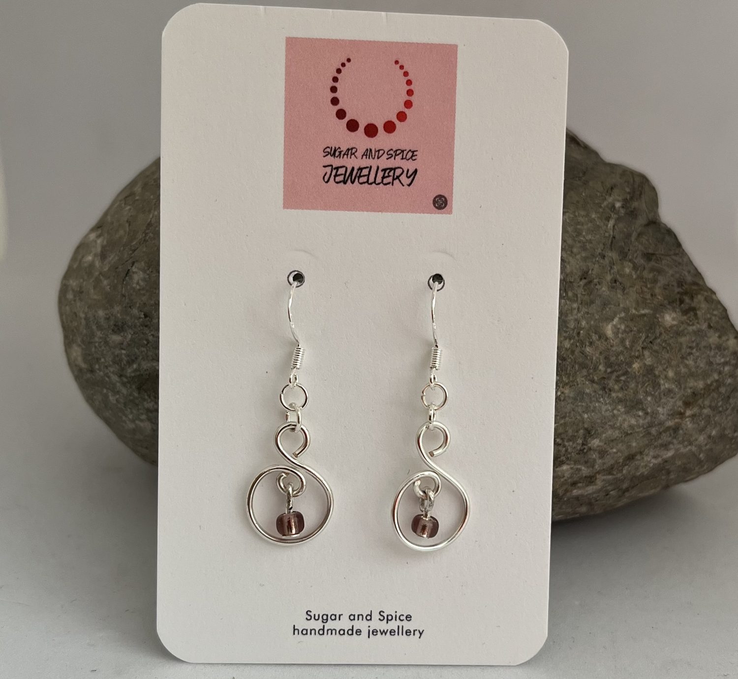 Purple Dangle Earrings Purple Dangle Earrings