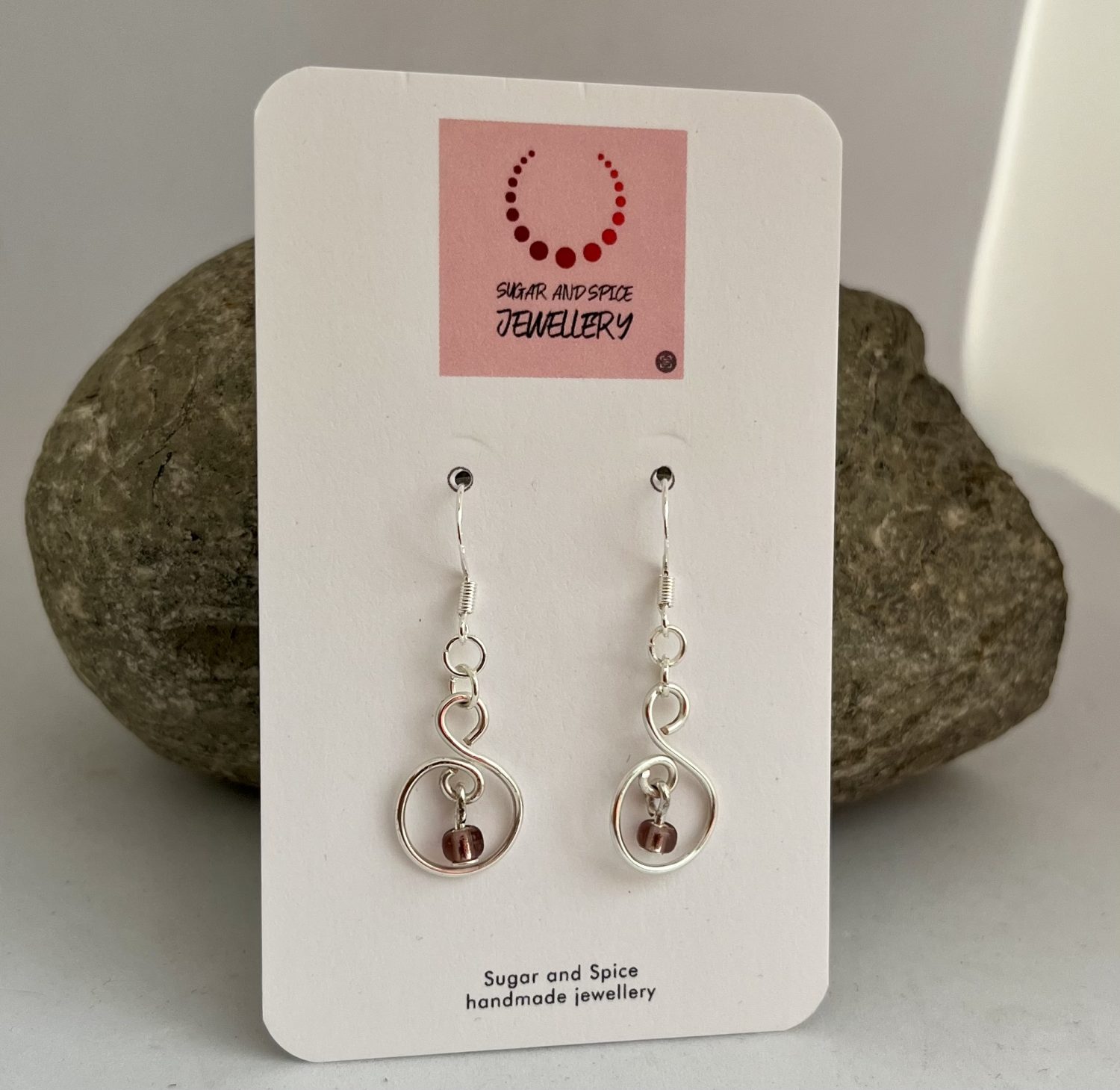 Purple Dangle Earrings Purple Dangle Earrings
