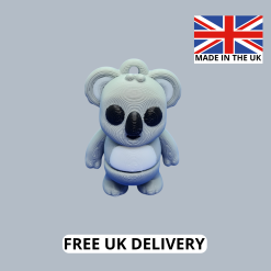 Cute Flexi 3D Printed Fidget Animal Koala Articulated Keyring, Keychain or Bag Charm 2