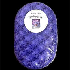 Blueberry Frosting soap sponge