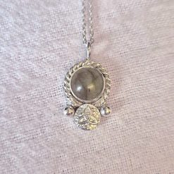 Pendant Only - Labradorite Triquetra Sterling Silver Pendant