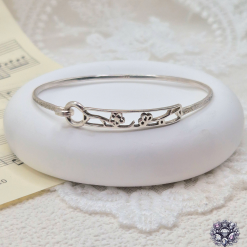Floral Sterling Silver Bracelet
