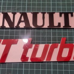 Exclusive Personalised Replica Renault 5 GT Turbo Rear Badge 6 Exclusive Personalised Replica Renault 5 GT Turbo Rear Badge 6