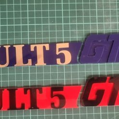Exclusive Personalised Replica Renault 5 GT Turbo Rear Badge 11 Exclusive Personalised Replica Renault 5 GT Turbo Rear Badge 11