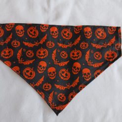 Dog Bandana, Halloween skull print 2 Dog Bandana, Halloween skull print 2